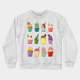 "Forget art. Put your trust in ice cream" Crewneck Sweatshirt